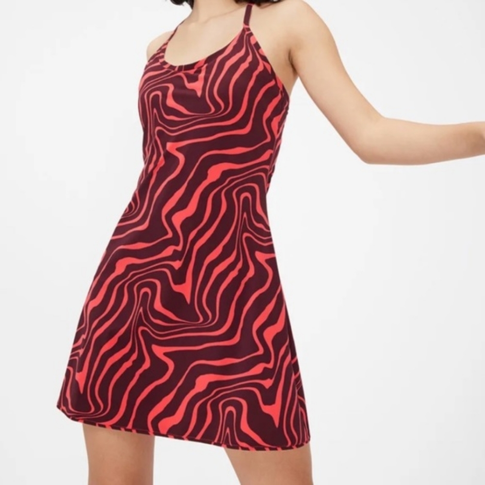 Red Swirl Exercise Dress